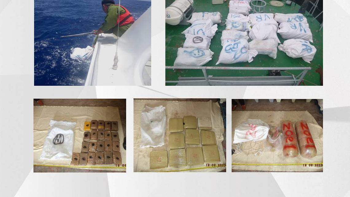 This image was shown on the Cuban state television show La Mesa Redonda in June 2023, during a program discussing Cuba’s counter-narcotic efforts.