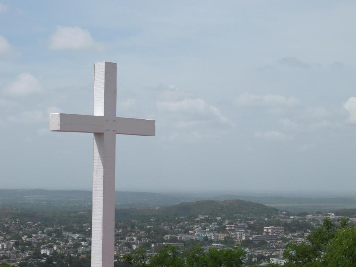 Loma de la Cruz (Hill of the Cross), where Pope Francis is scheduled to bless the city of Holguin, Cuba, on Monday.