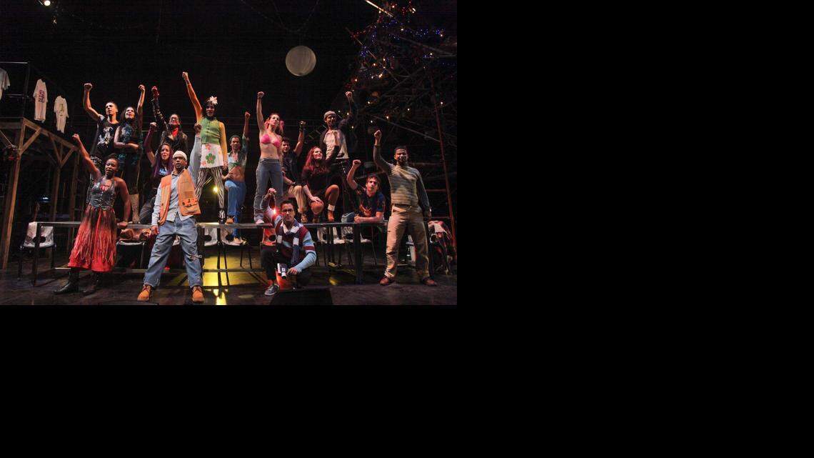 
The Broadway musical “Rent” in rehearsal at the Berthold Brecht Cultural Center in Havana directed by Miami native Andy Señor Jr.

