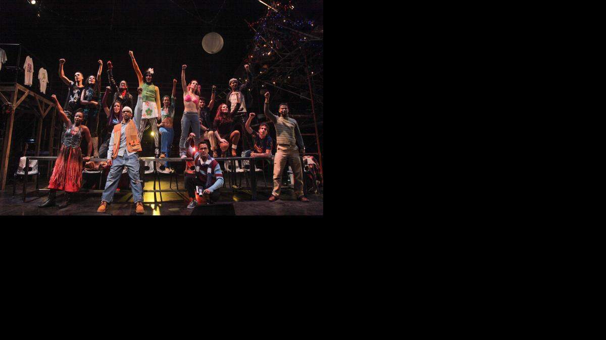 
The Broadway musical “Rent” in rehearsal at the Berthold Brecht Cultural Center in Havana directed by Miami native Andy Señor Jr.

