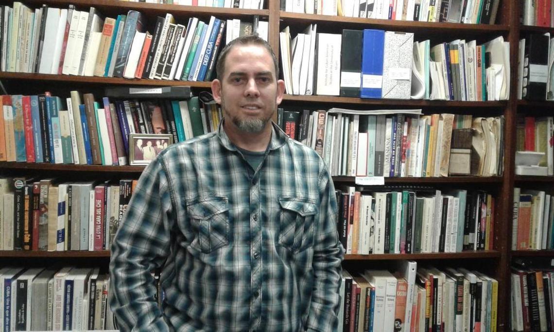 Pastor Mario Félix Lleonart during a visit to to Center for a Free Cuba in Washington D.C., on May 12, 2017.