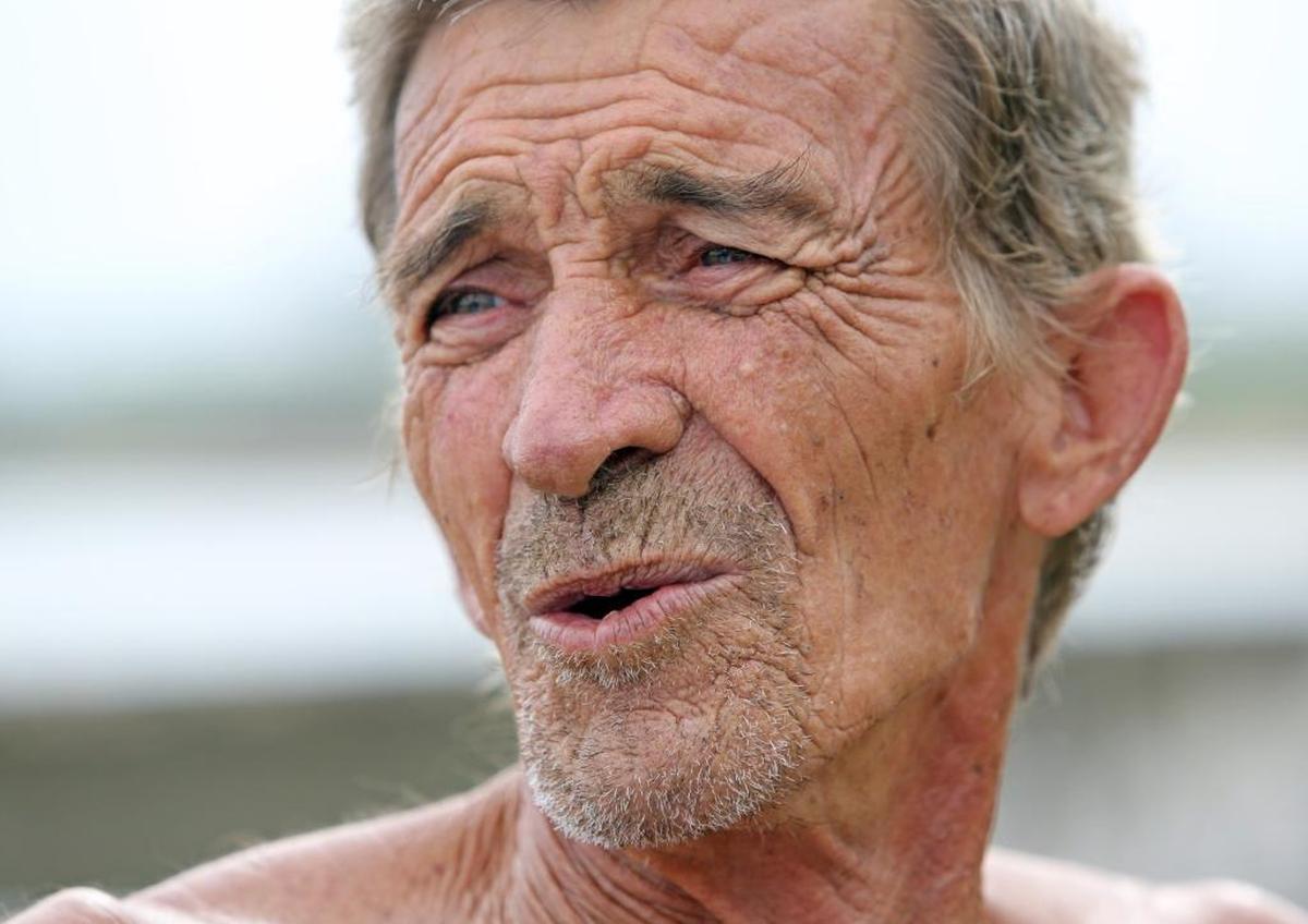 Jose Fraga, in front of his seaside Cojímar house, talked about how his stone home weathered Hurricane Irma.