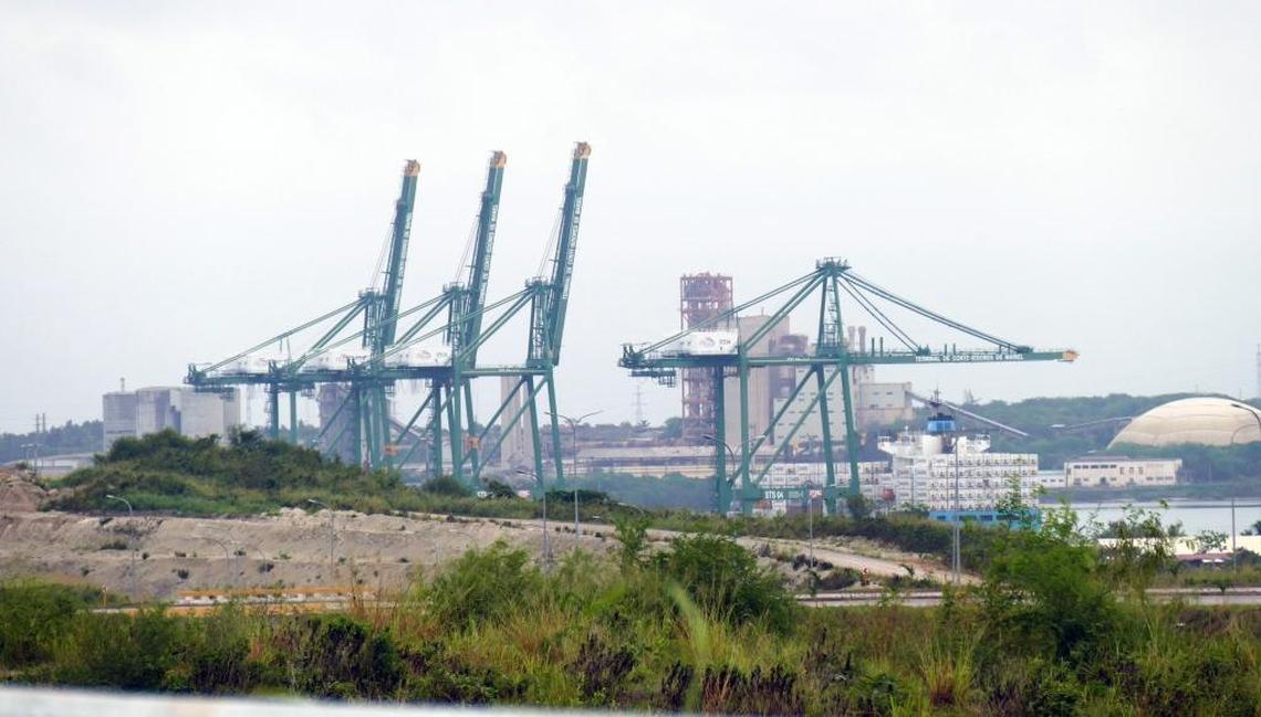 Large cranes can be seen at the Port of Mariel inside the Mariel Special Economic Development Zone. Currently there are 27 enterprises that have been approved for operation in the zone.
