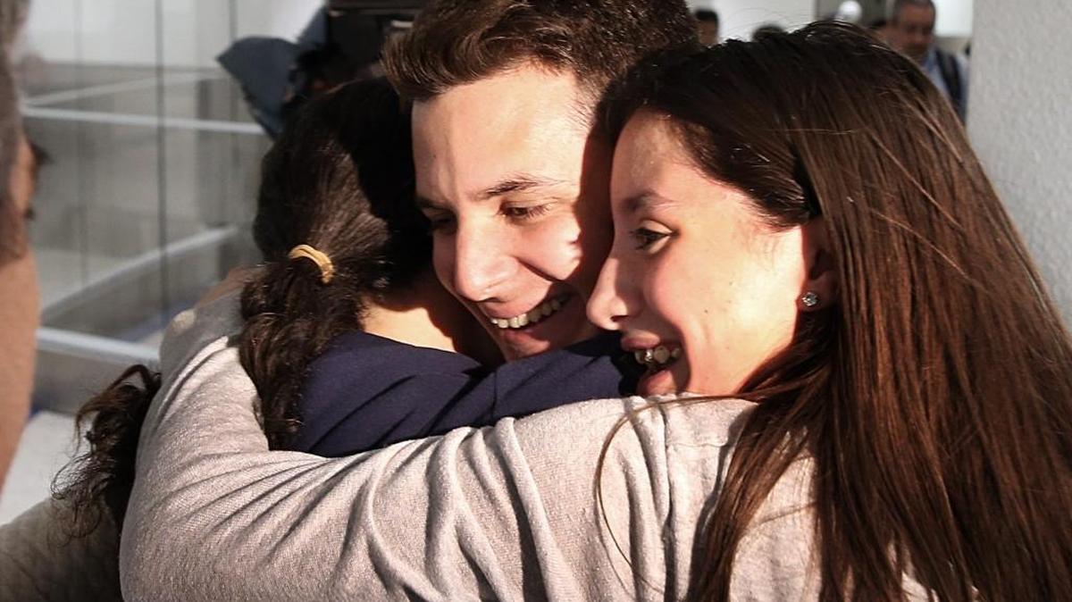 In this file photo Javier Rodriguez Ayala, is reunited with his family at MIA on Friday, January 13, 2017, after being detained for 31 hours. He was one of the last Cubans awarded parole into the U.S. because he arrived hours before the end of the “wet foot, dry foot” policy on Thursday, January 12, 2017.