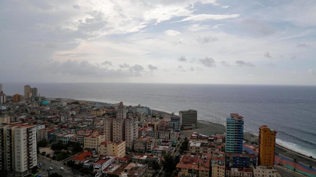 Coastal view of Havana, Cuba.