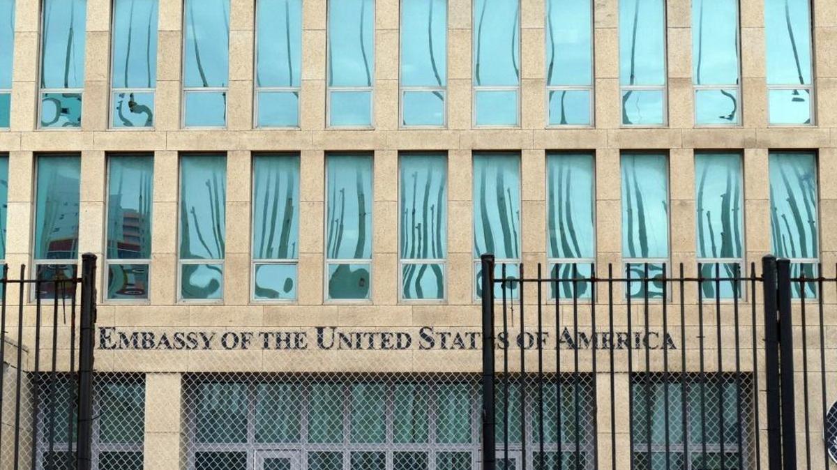 The U.S. Embassy in Havana, Cuba.