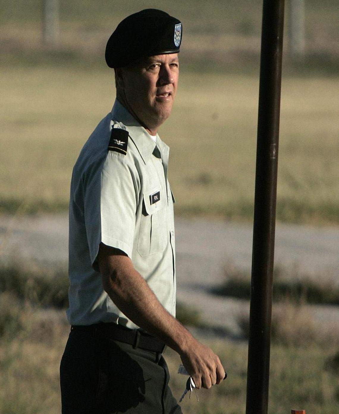 U.S. Army military judge Col. James L. Pohl, shown in this July 7, 2005 file photo at Fort Hood, Texas, is the chief of the Guantánamo military commissions judiciary.