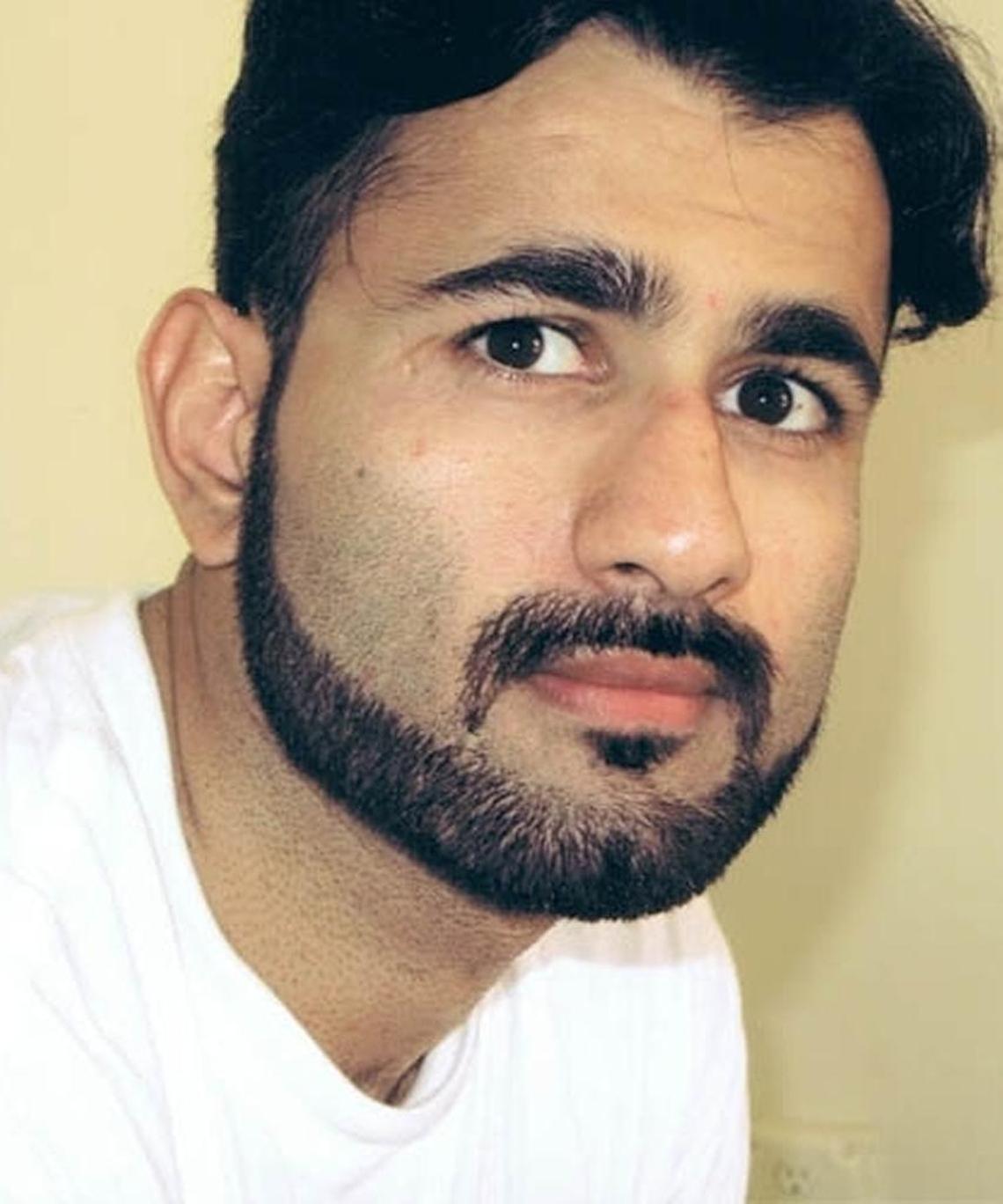 Majid Khan at Guantánamo.