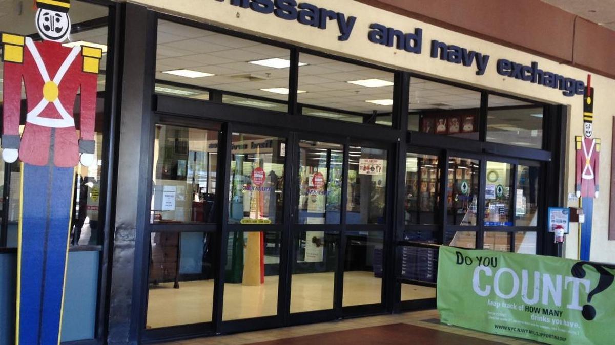 Nutcrackers stood watch over the commissary at Guantánamo on Nov. 7, 2014.