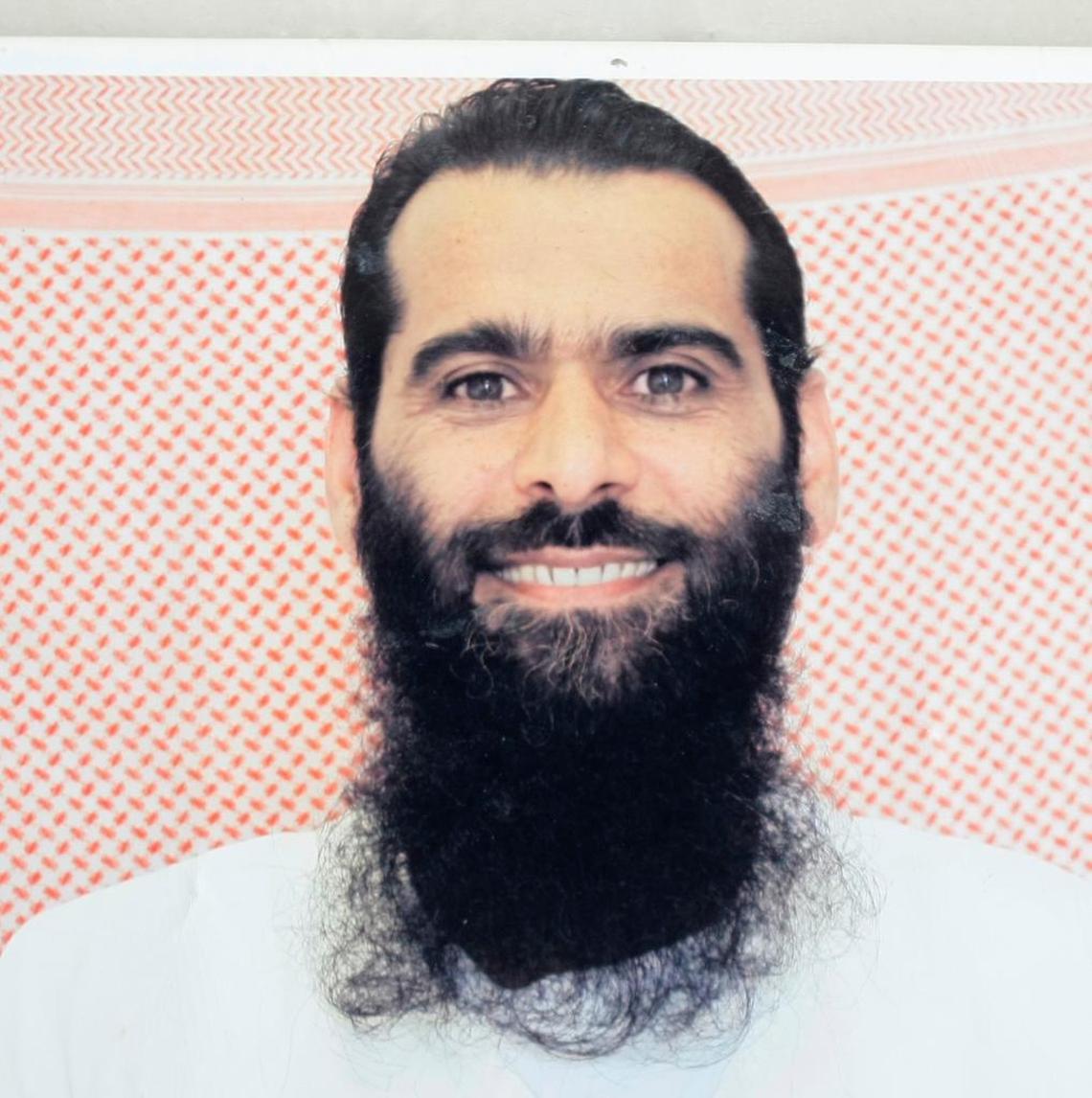 Muhammed Rahim al Afghani poses for the International Red Cross in this undated photo.