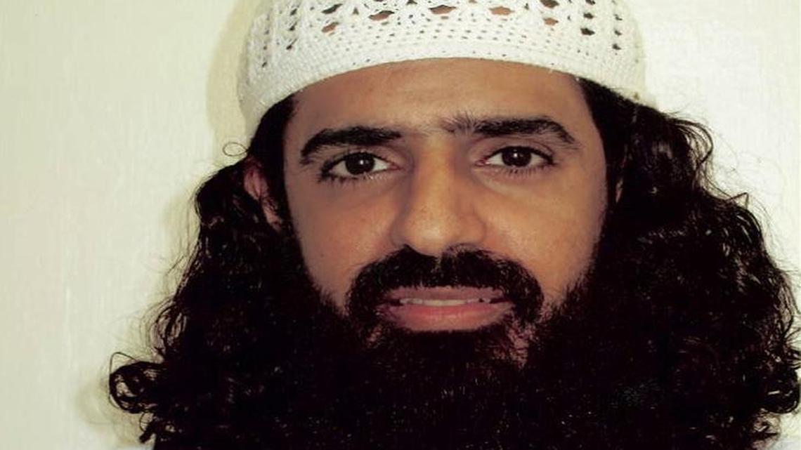 Walid Bin Attash posing for the International Red Cross in 2012 in a photo released to his family by the Guantánamo detention center. Monday, he asked to function as his own attorney and hold a closed session on a matter of privilege.