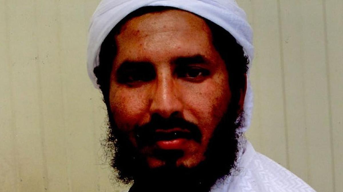 Ahmed al Darbi poses for the International Red Cross in this undated photo at Guantánamo provided to the Miami Herald by his attorneys.