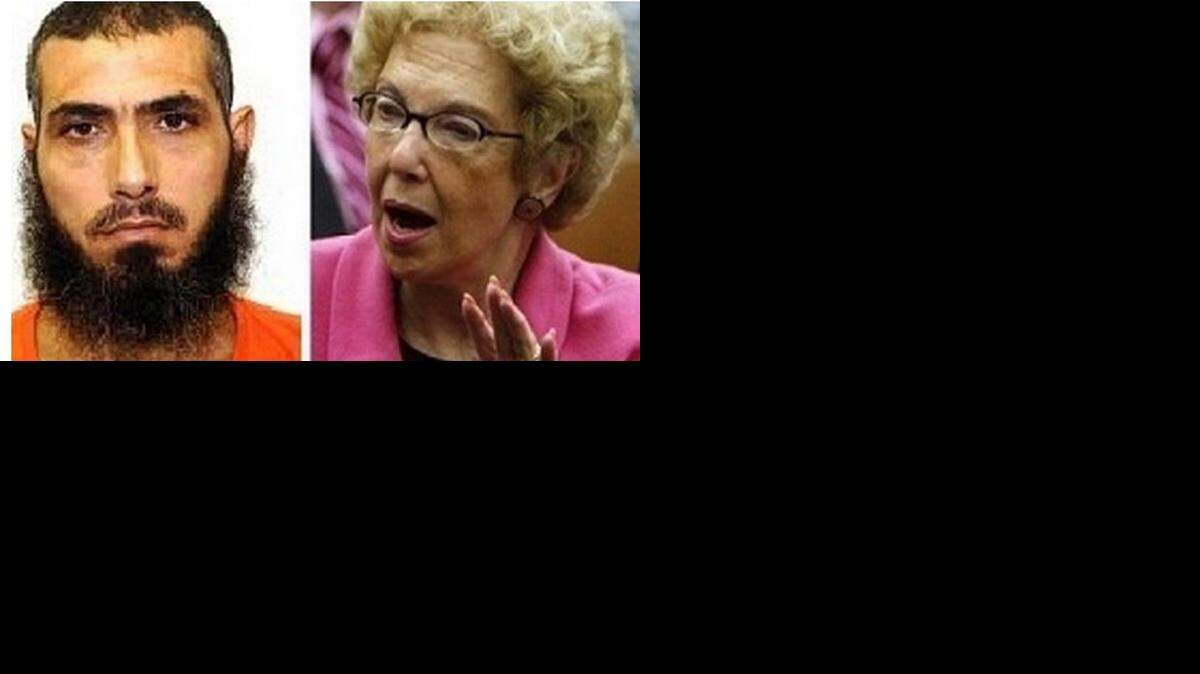 
At left, Abu Wa’el Dhiab and right, U.S. District Court Judge Gladys Kessler.
