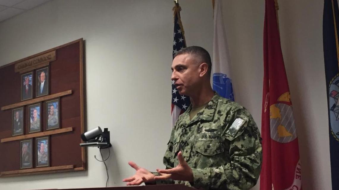 Rear Adm. Peter J. Clarke, Guantánamo prison task force commander, said Sunday, Feb. 12, 2017 that he’s confident he’ll get more than four hours notice that new captives will be landing at the remote Navy base airstrip.