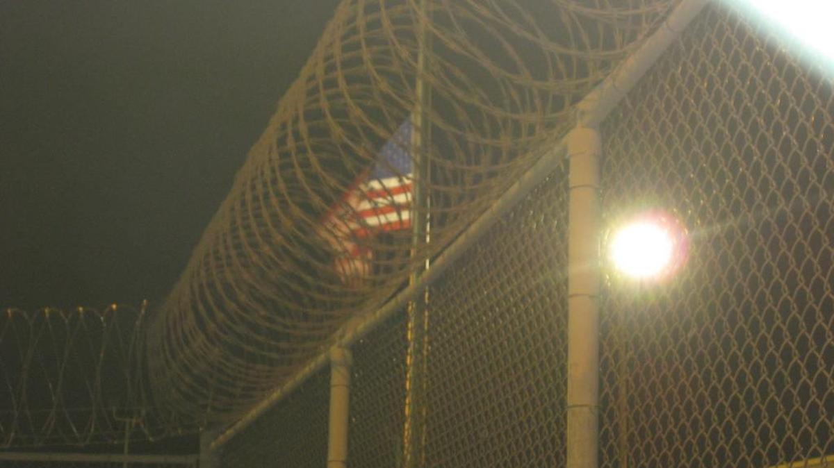 The flag was flying at half staff for John Glenn on Saturday, Dec. 10, 2016, at Camp 6 in a photo approved for release by the U.S. military the U.S. Navy base at Guantánamo Bay, Cuba.