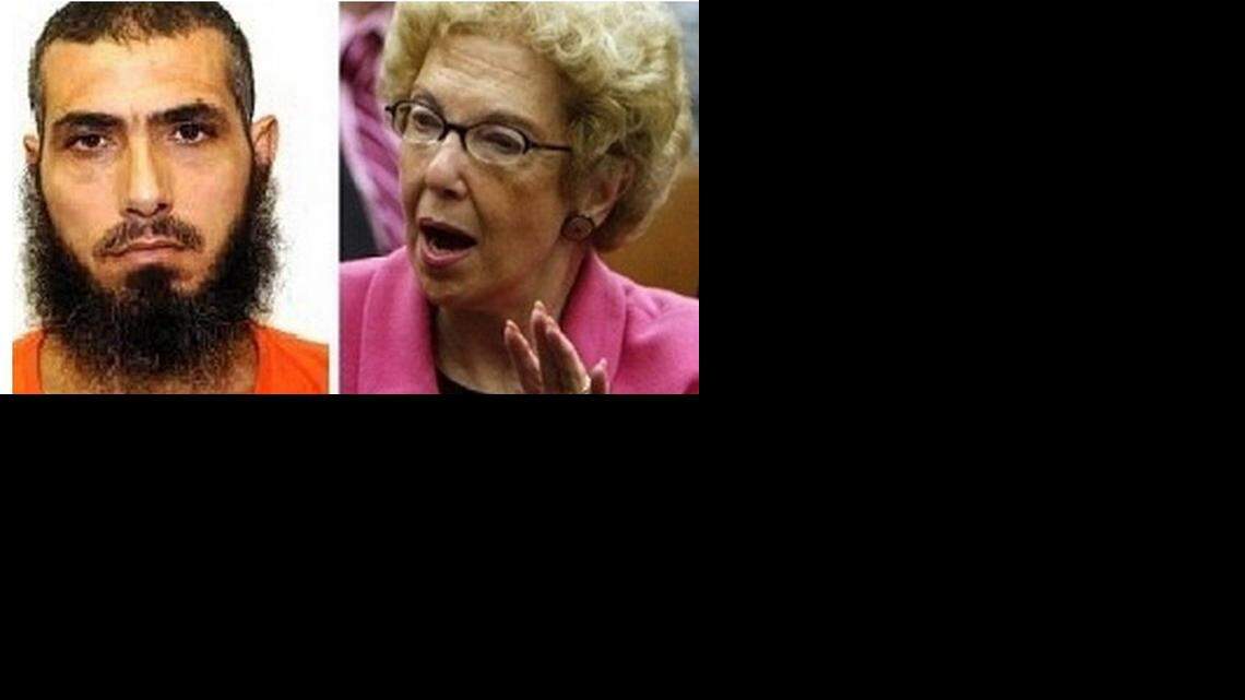 
At left, Abu Wa'el Dhiab from a leaked 2008 U.S. military prison camp file. At right, Judge Gladys Kessler in an Associated Press photo taken May 1, 2009 at a ceremony at the federal courthouse in Washington.
