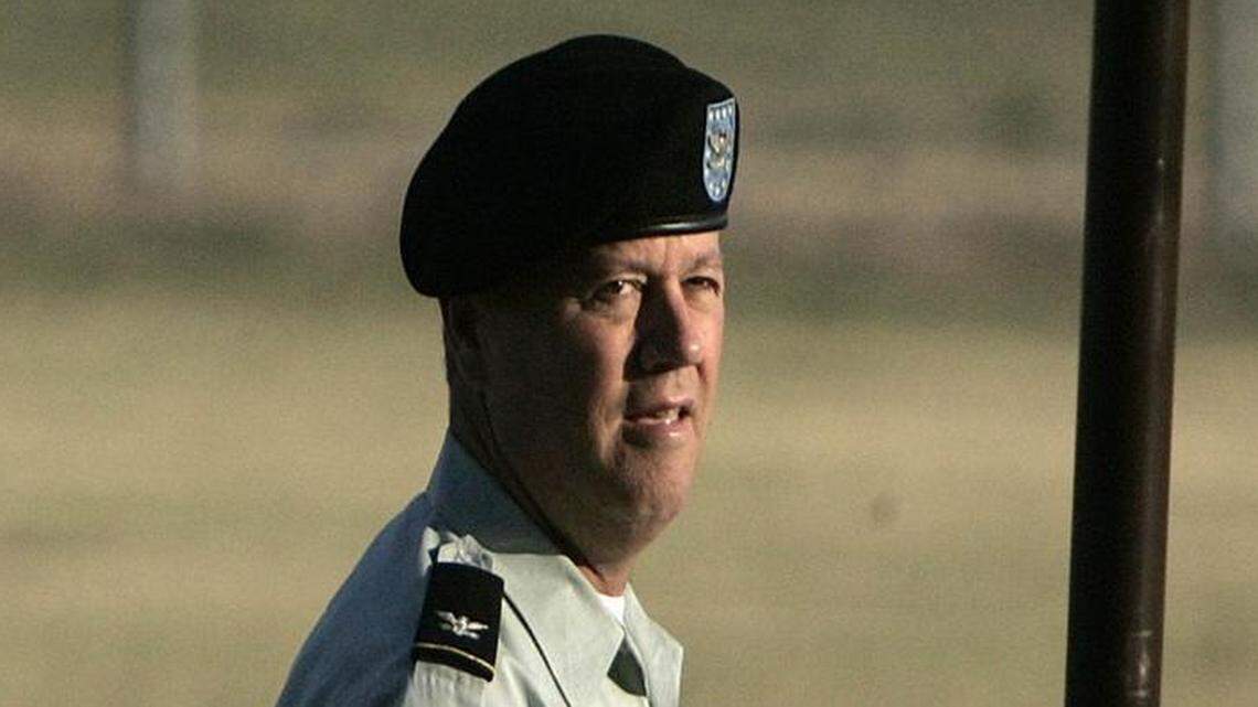U.S. Army military judge Col. James L. Pohl, shown in this July 7, 2005 file photo at Fort Hood, Texas, is the chief of the Guantánamo military commissions judiciary.
