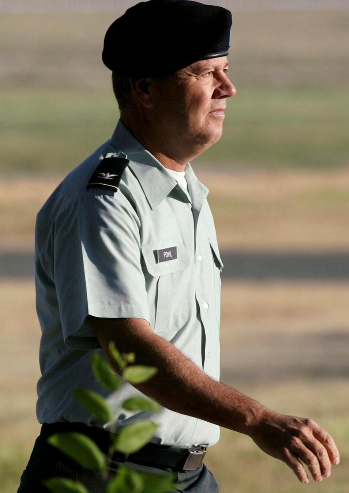 U.S. Army military judge Col. James L. Pohl, shown in this July 7, 2005 file photo at Fort Hood, Texas, is the chief of the Guantánamo military commissions judiciary.