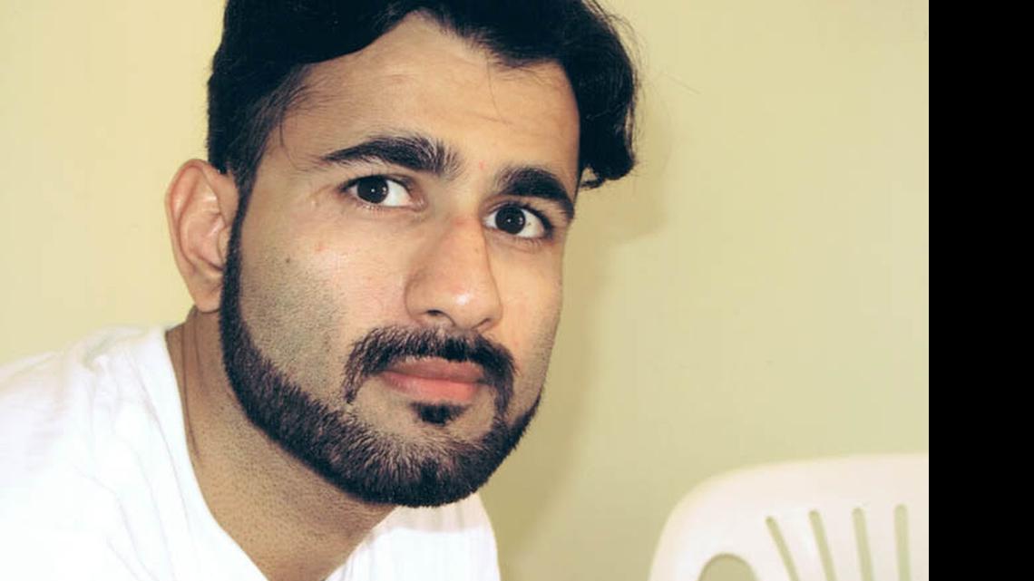 
Majid Khan at Guantánamo in a in September 2009 photo released June 2, 2015 by the Center for Constitutional Rights, his civilian defense firm.

