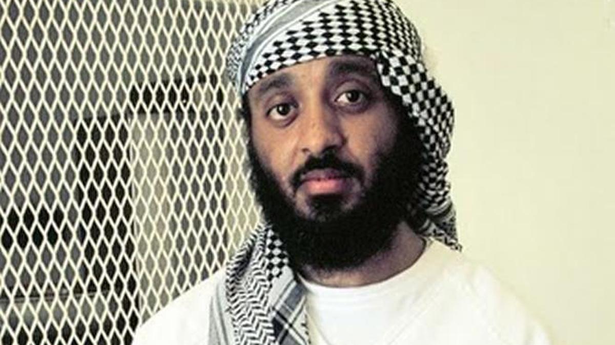 Ramzi bin al Shibh poses for the International Red Cross at Guantánamo in an undated photo.