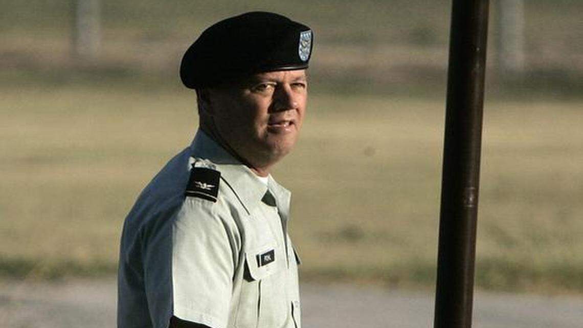 
U.S. Army military judge Col. James L. Pohl, shown in this July 7, 2005 file photo at Fort Hood, Texas, is the chief of the Guantánamo military commissions judiciary.
