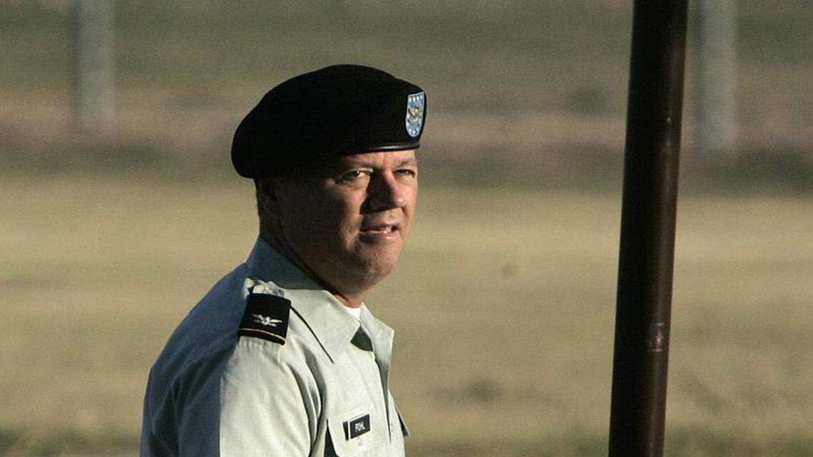 U.S. Army military judge Col. James L. Pohl, shown in this July 7, 2005 file photo at Fort Hood, Texas, is the chief of the Guantánamo military commissions judiciary.