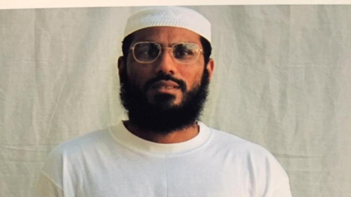 Zahir Hamdoun poses for the International Red Cross in this photo for family approved for release by the prison staff. Courtesy Center for Constitutional Rights