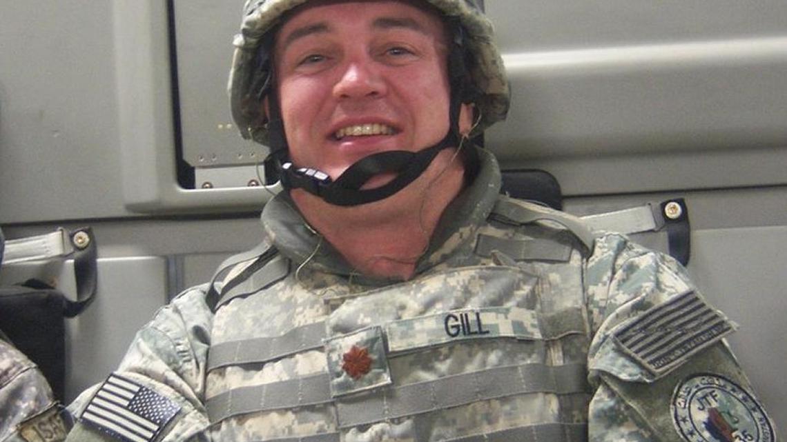 Navy Lt. Cmdr. Stephen Gill in a 2010 photo provided by Gill.