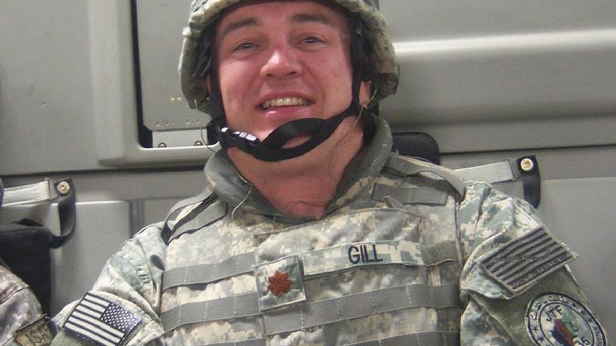 Navy Lt. Cmdr. Stephen Gill in a 2010 photo provided by Gill.