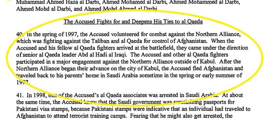 From Saudi Ahmad al Darbi’s December 2013 “Stipulation of Fact” that became basis of his February 2014 guilty plea.
