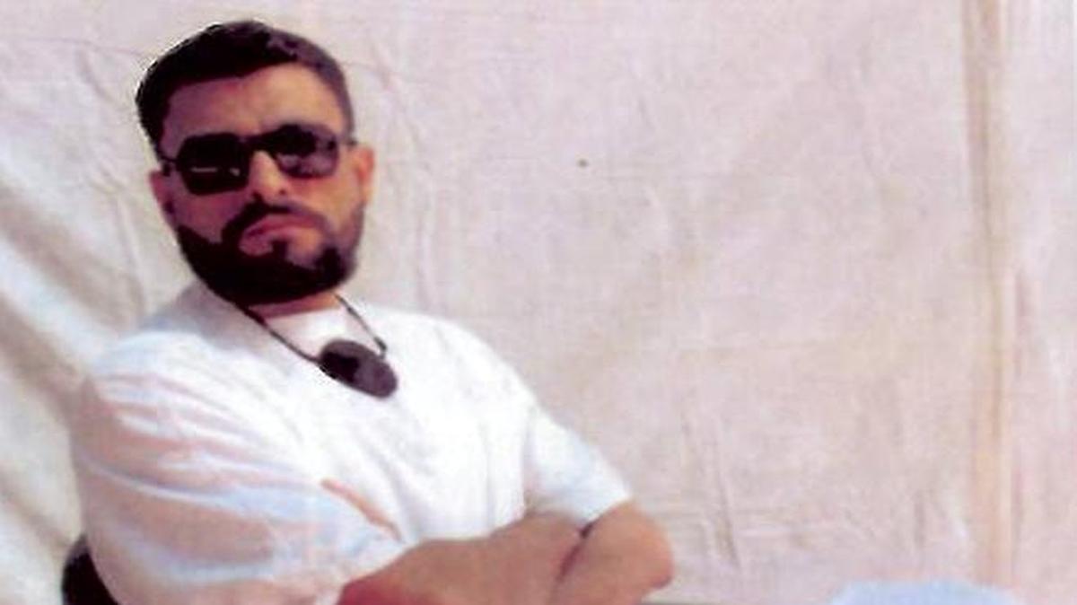 Zayn al Abdeen Mohammed al Hussein, known as Abu Zubaydah, poses for the International Committee of the Red Cross at Guantánamo. His lawyer Mark Denbeaux released the photo in May 2017, calling it a recent image.