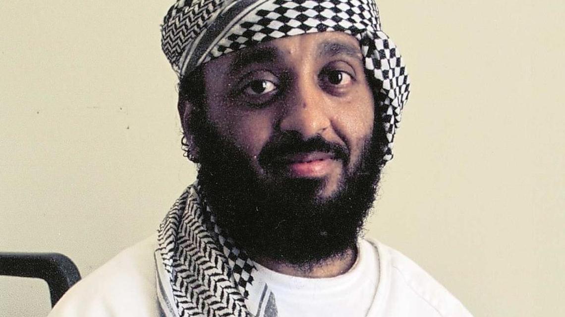 Ramzi bin al Shibh poses for the International Red Cross at Guantánamo in an image released in August 2010.