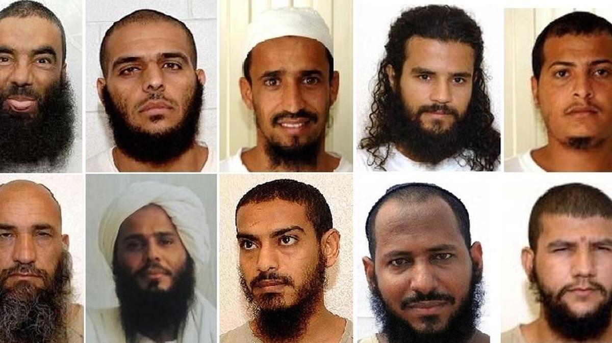 From top left, Afghan Abdul Zahir and Yemenis Mohammed al Ansi, Muhammed Ahmad Said Haydar, Salman Yahya Hassan Mohammed Rabei’i and Musab Omar Ali al Madhwani From bottom left, Afghan Bostan Karim and Yemenis Ghaleb al Bihani, Mustafa al Shamiri, Walid Said Bin Said Zaid and Hayl al Maythali. All the photos except Bihani’s are taken from their prison profiles provided to McClatchy by WikiLeaks. Bihani is shown posing for the International Red Cross in a photo provided by his lawyer.