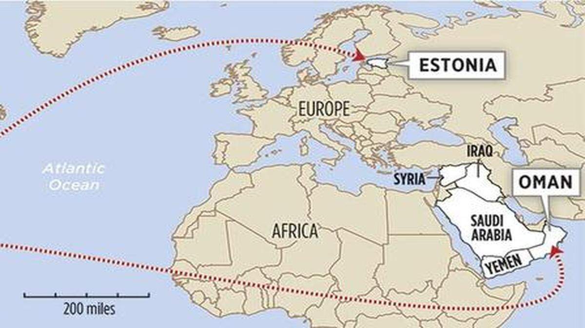 
The Department of Defense transferred five Yemeni detainees from the U.S. prison camps in southeast Cuba to resettlement in Oman and Estonia Wednesday, Jan. 14, 2015. Neither country had taken in cleared captives before.
