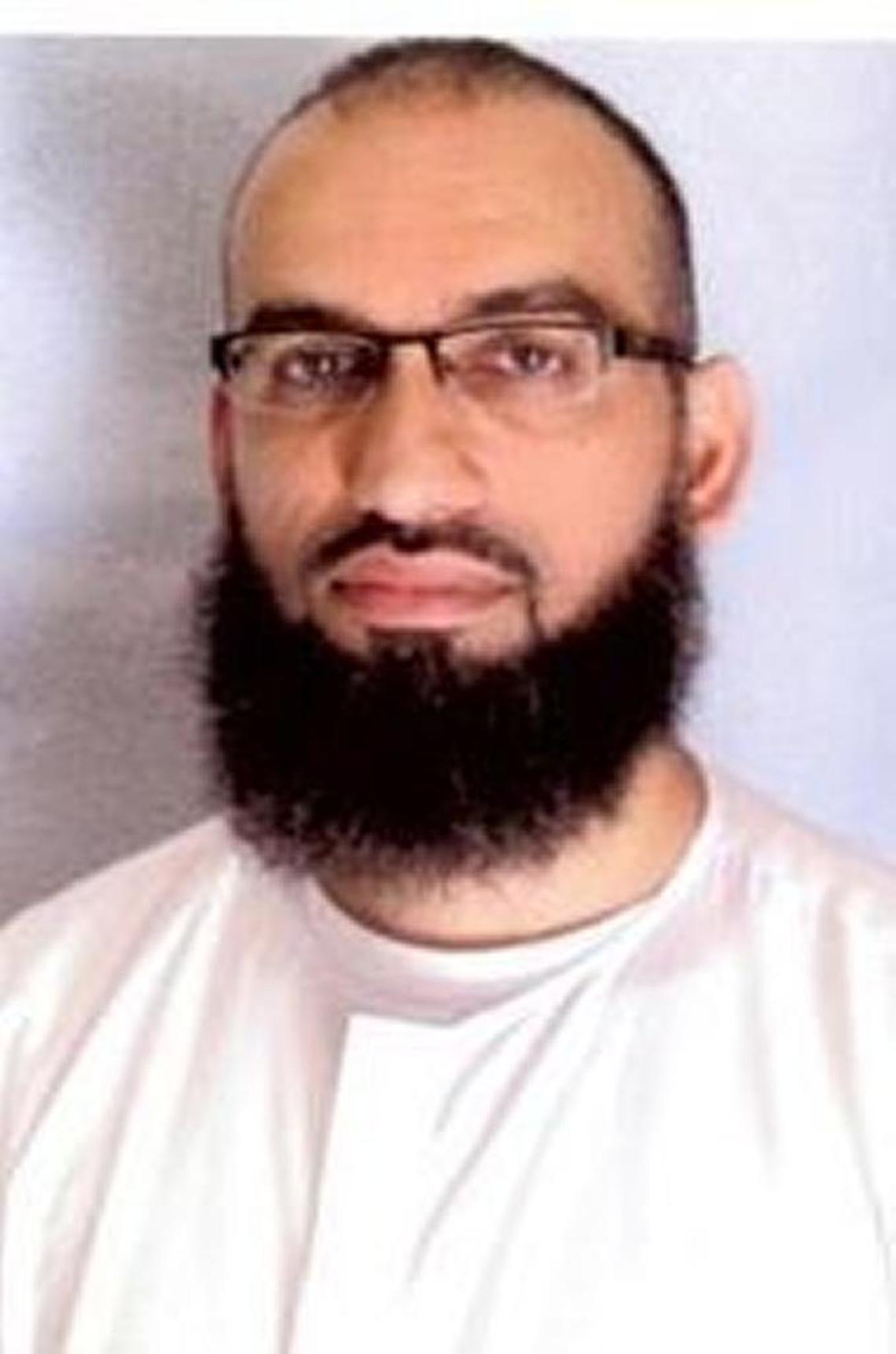 Accused Sept. 11 plotter Ammar al Baluchi, the nephew of alleged mastermind Khalid Sheik Mohammed, posing for the International Red Cross at Guantánamo in late 2016 in a photo provided by his attorneys.