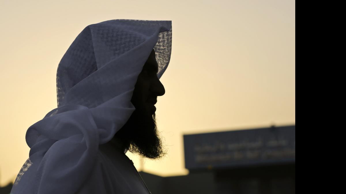
Badr al-Enezi, 30, stands in a courtyard at the Mohammed bin Nayef Center for Advice, Counseling and Care, as the rehab center is formally known, in Riyadh, Saudi Arabia on April 26, 2015. For most of his 20s, all al-Enezi could think about was becoming a jihadi fighter. 
