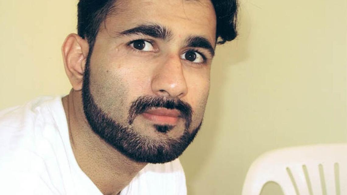 Majid Khan at Guantánamo in a September 2009 photo released June 2, 2015 by the Center for Constitutional Rights, his civilian defense firm.