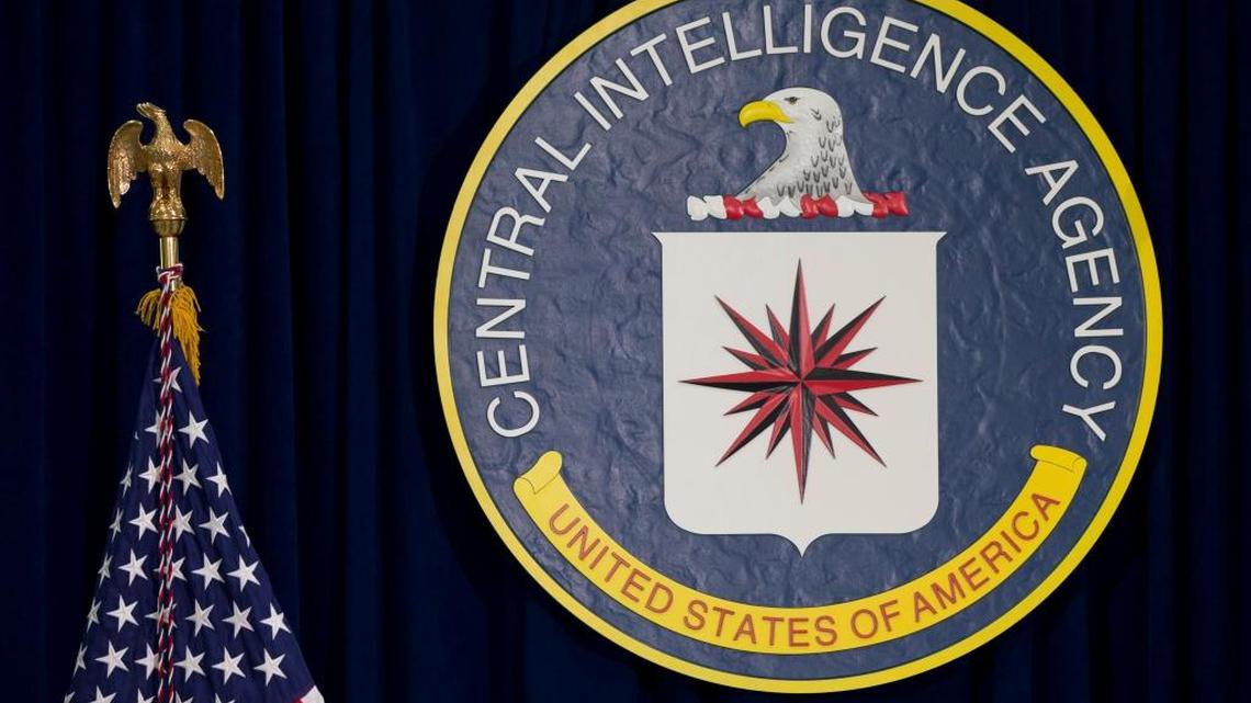 The seal of the Central Intelligence Agency at CIA headquarters in Langley, Va., on April 13, 2016.