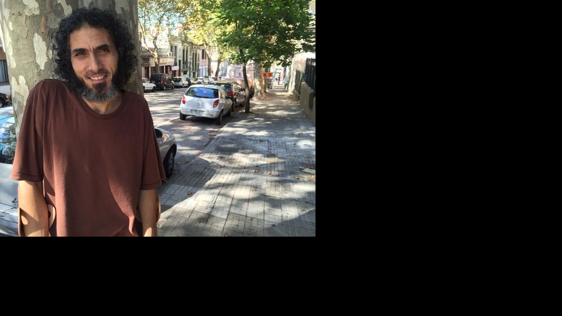 
Abu Wa’el Dhiab, 43, in Montevideo, Uruguay, after his release from Guantánamo. 
