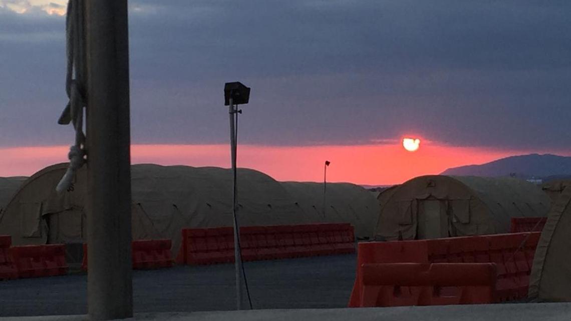 The tent city portion of Camp Justice, at U.S. Navy base Guantánamo, on Feb. 25, 2016 in a photo approved for release by the U.S. military.