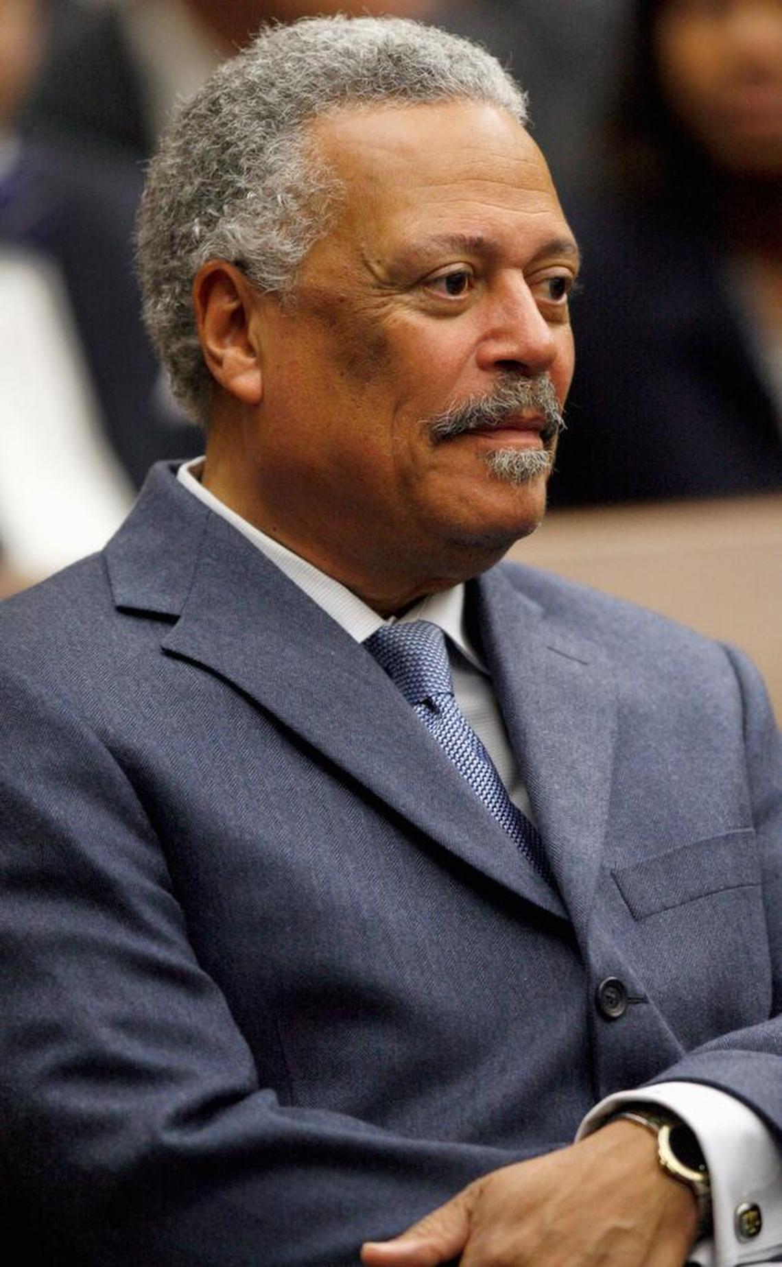 U.S. District Judge Emmet G. Sullivan during a May 1, 2008 ceremony at the federal courthouse in Washington, D.C.