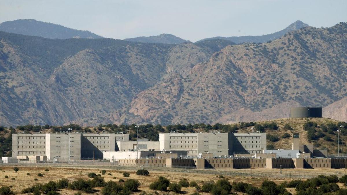 
Colorado State Penitentiary II, background, sits vacant inside a larger correctional complex, outside Cañon City, in southern Colorado, Oct. 15, 2015. Built in 2010 to hold inmates in solitary confinement, it was mothballed just two years later, as officials moved away from the practice and the inmate population sharply declined. The prison’s 948 single-bed cells now sit empty, and supporters say filling them with Guantánamo detainees would be a perfect use for the shuttered prison that still costs $20 million each year. 

