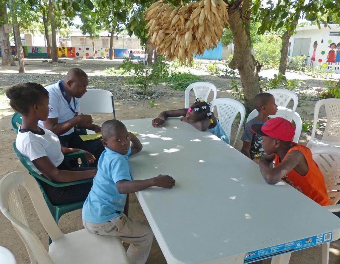 A safe house supported by the Soeurs Saint-Jean religious order in Ouanaminthe, Haiti, provides a secure, temporary space for children who have been abandoned or separated from their parents along Haiti’s porous northeast border with the Dominican Republic.