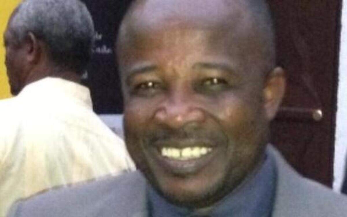 
President of the Haitian Senate Simon Desras. 
