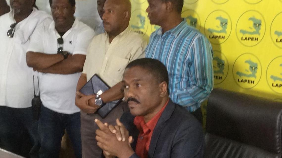 Jude Celestin, who finished second in the first round of Haiti presidential balloting, says he doesn't recognize the preliminary results of the election. He calls on Haitians to remain mobilized.