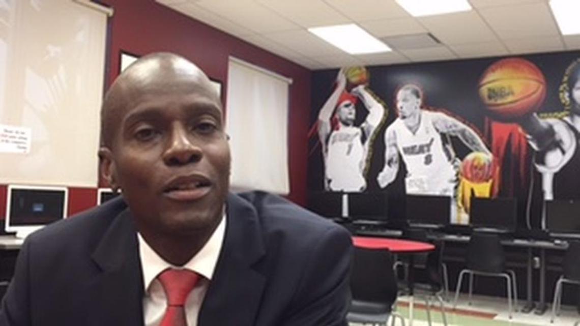 Jovenel Moise, who placed first in last month’s controversial Haiti elections, visits South Florida to meet with the community and defend his candidacy.
