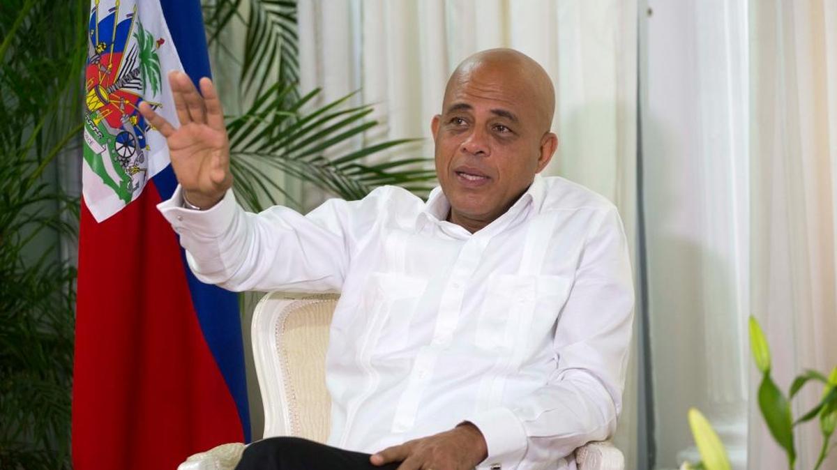 Haiti's President Michel Martelly, at the National Palace in Port-au-Prince, Haiti, in December, urged Haitian voters to head to the polls despite fears of unrest.