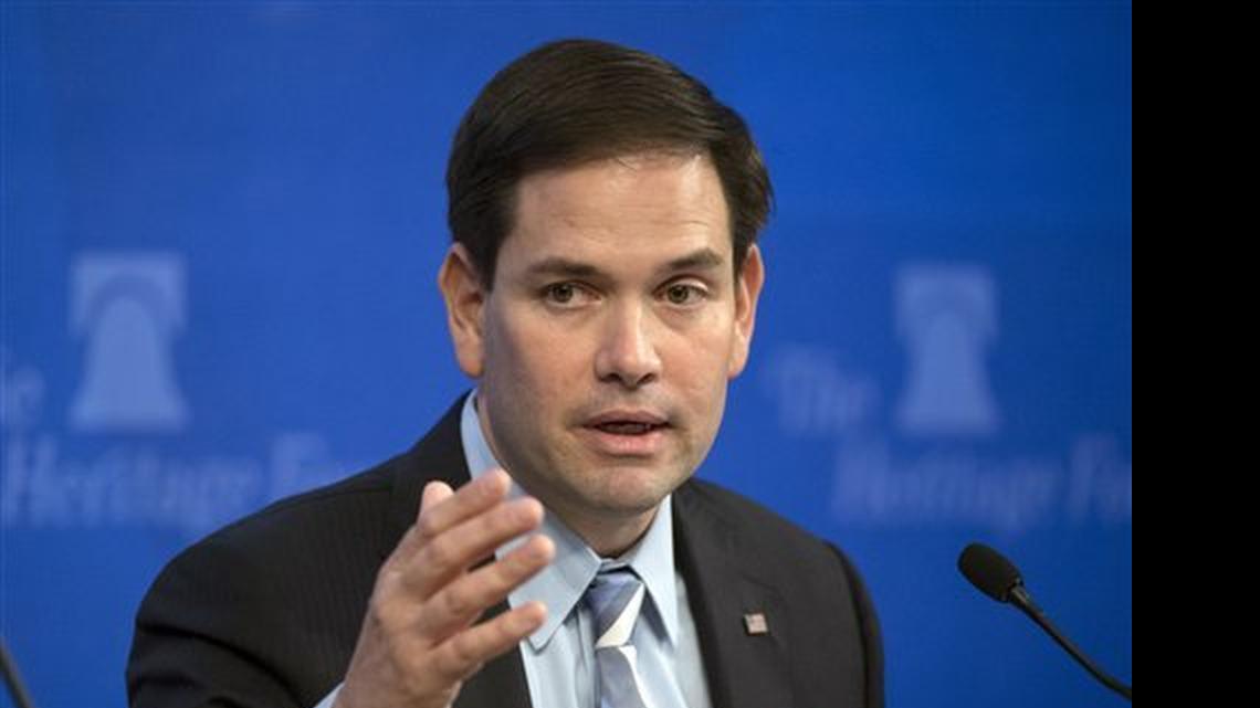 
Republican presidential candidate Sen. Marco Rubio, R-Fla.

