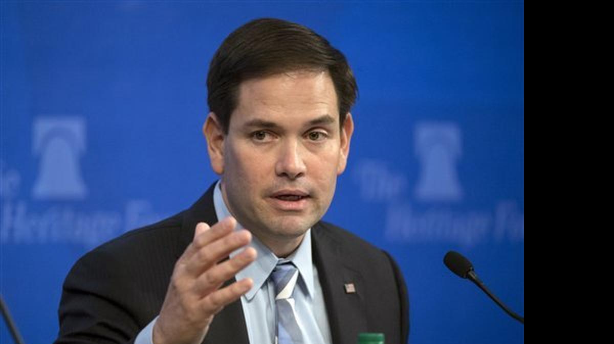 
Republican presidential candidate Sen. Marco Rubio, R-Fla.
