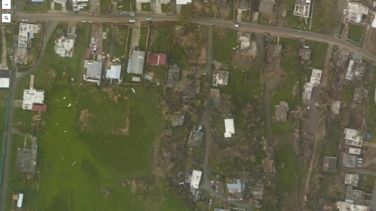 An interactive map created by NOAA shows street-by-street views of the damage in Puerto Rico Post Hurricane Maria.